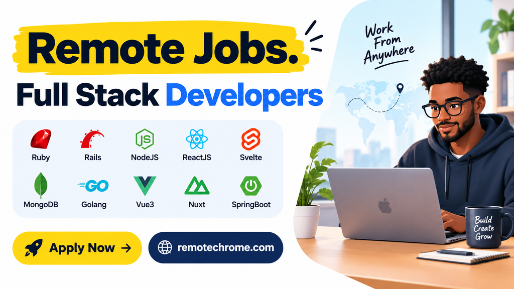 Top 10 Remote Full Stack Developer Jobs to Apply in September 2026